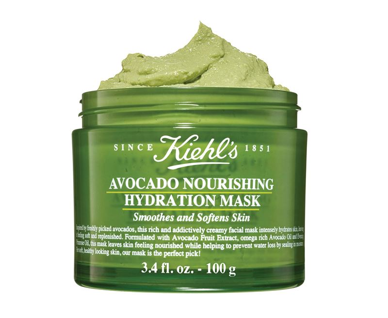 Маски Kiehl`s с натуральными компонентами для ухода за кожей лица - Питательная маска с авокадо