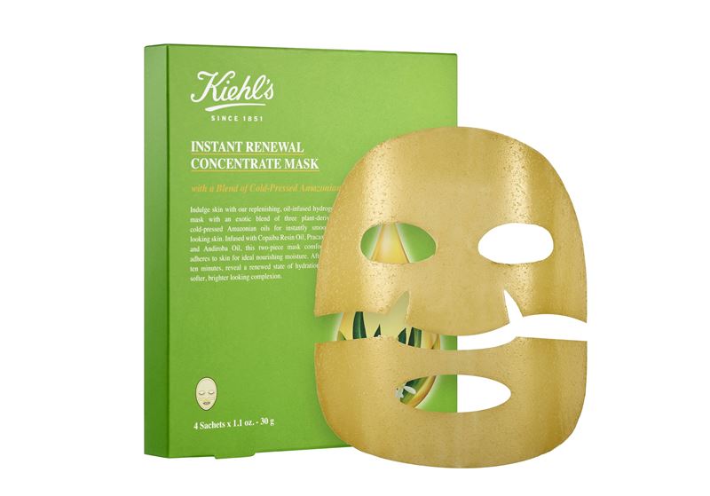 Маски Kiehl`s с натуральными компонентами для ухода за кожей лица - Маска-концентрат для мгновенного восстановления кожи