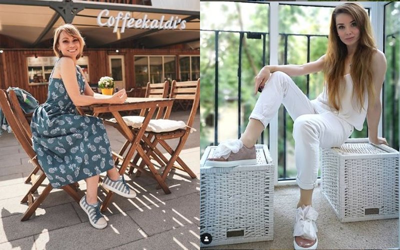 Звездное лето без каблуков: российские звезды в спортивной обуви Jog Dog - Алиса Селезнева и Евгения Образцова