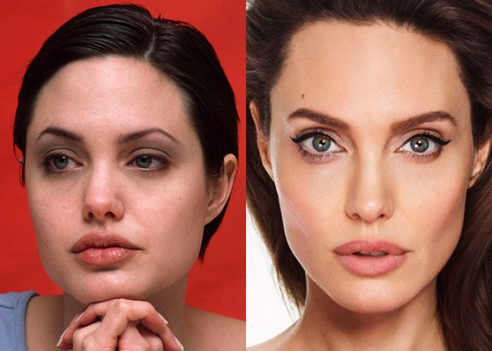 Как похудение меняет лицо: 10 звёзд со щеками и скулами - Анджелина Джоли