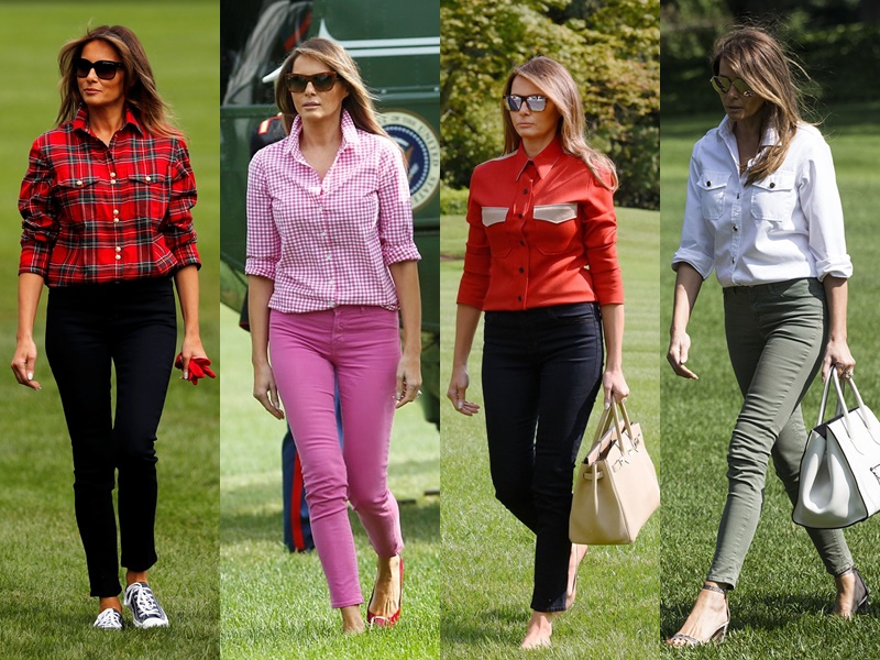 Леди Совершенство: стиль Мелании Трамп - Базовые повседневные рубашки