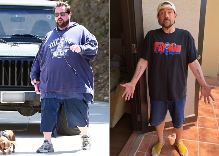 10 знаменитых мужчин, которые сильно похудели - Кевин Смит