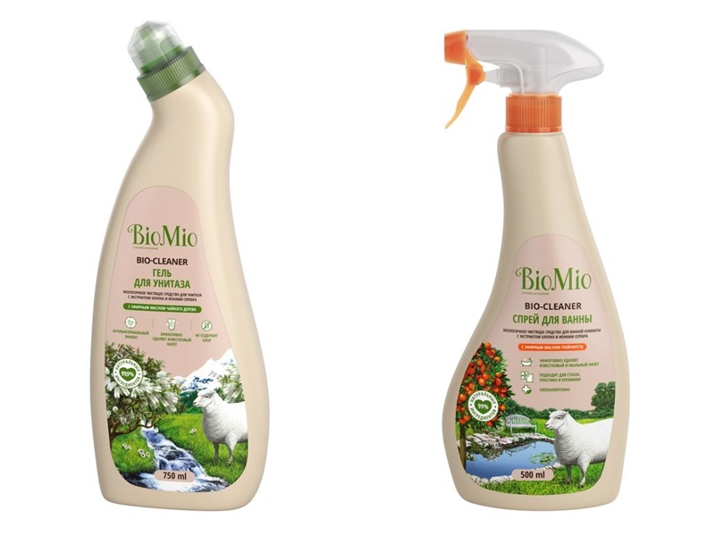 Новинки BioMio: экологичные средства для уборки - для унитаза и ванны