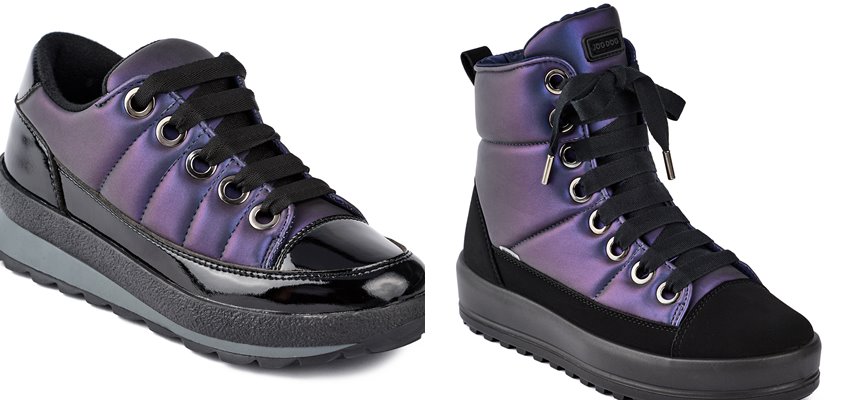  Синий и лиловый металлик: новые цвета в коллекции обуви Jog Dog осень-зима 2019-2020 - фото 2