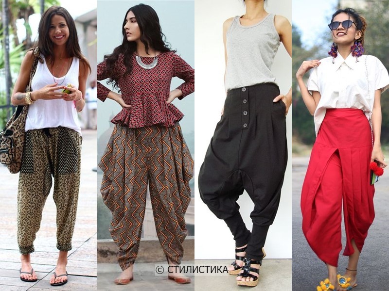 8 моделей брюк, которые полнят - Восточные штаны: шаровары, афгани