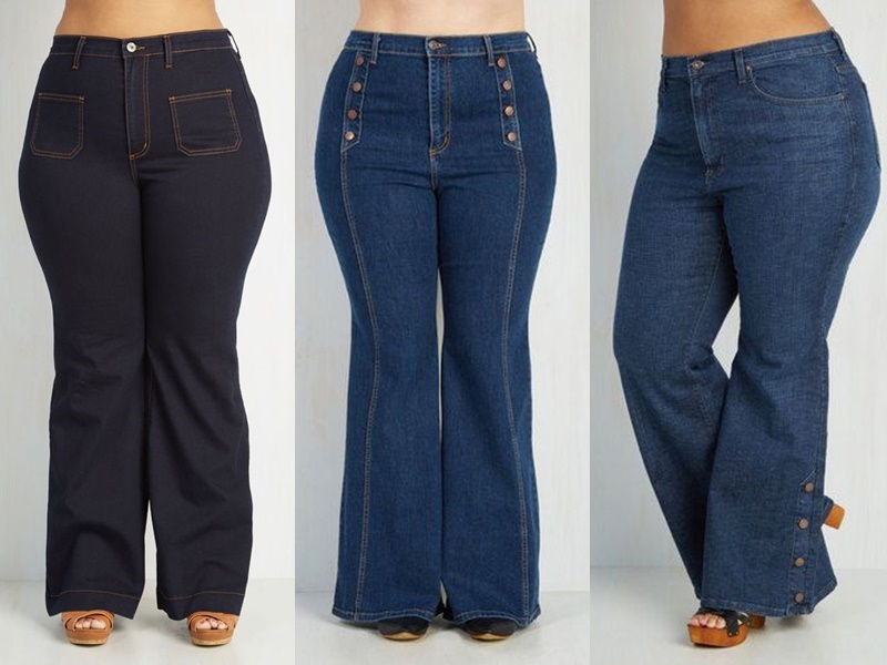 5 моделей джинсов, которые полнят - Расклешённые джинсы