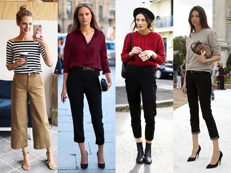 Французский шик: 10 деталей образа стильной парижанки - Укороченные брюки или джинсы 