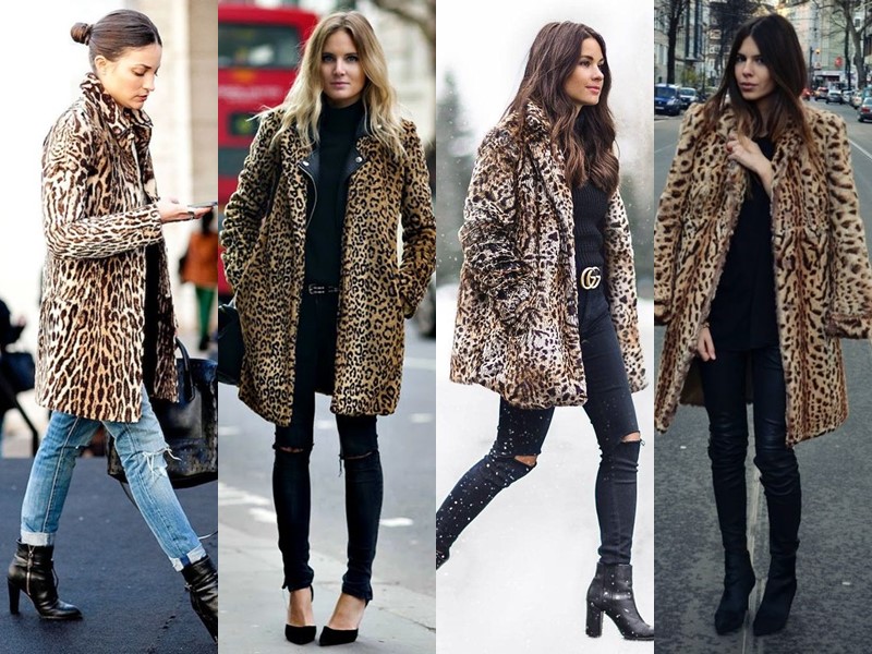 Тенденции в верхней одежде - боятся русские - Шуба или пальто с леопардовым принтом