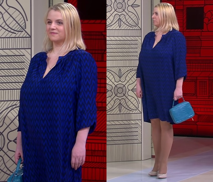 «Модный приговор» - Лариса 36 лет - Короткое тёмно-синее платье