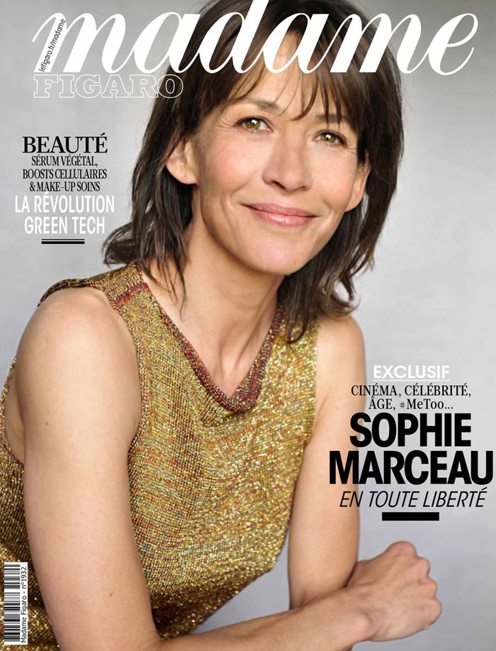 Софи Марсо о молодости и красоте - обложка Madame Figaro 2021