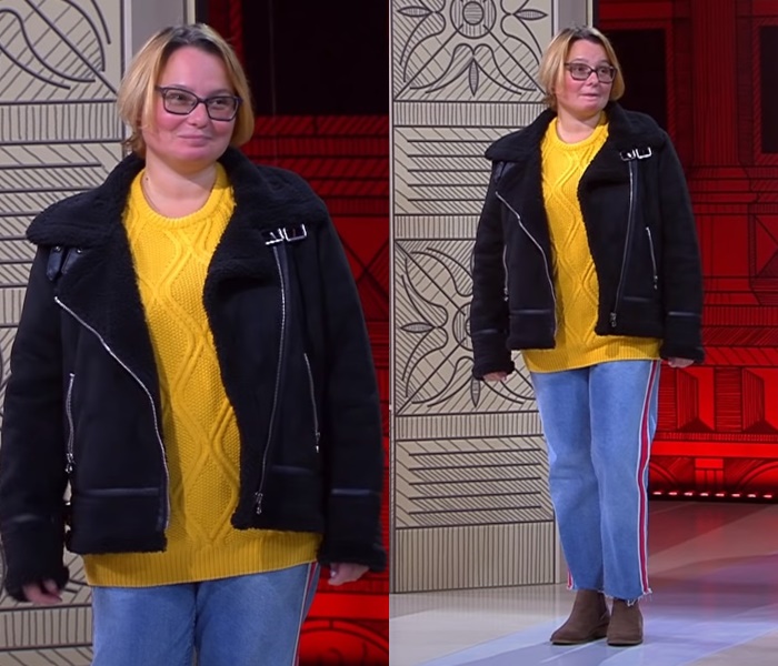 «Модный приговор» для Ольги - Тёплая куртка-косуха с джинсами и свитером