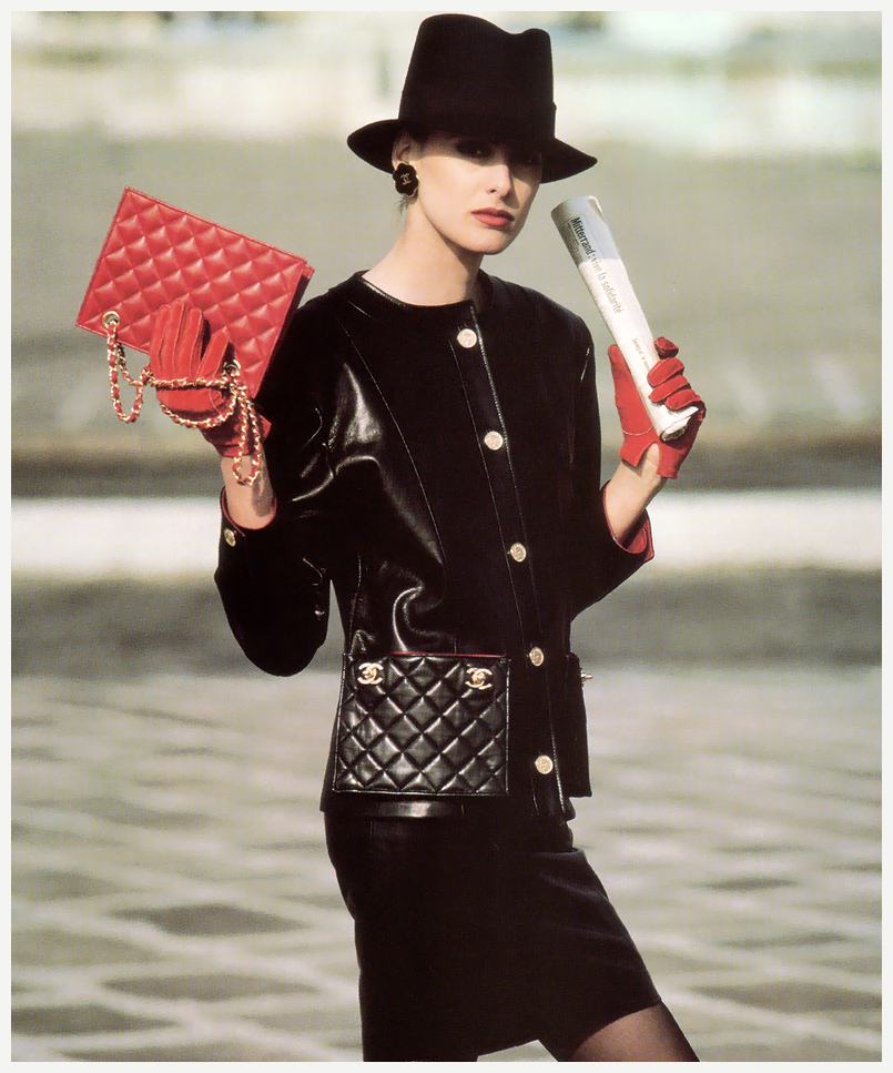Мода и стиль 1987 - Инес де ла Фрессанж в рекламе Chanel 1987 года