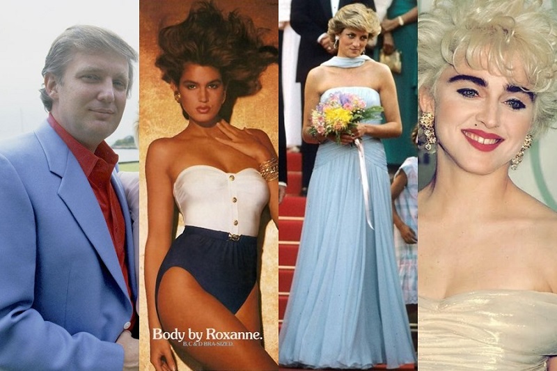 Мода 1987: трэш-брови Мадонны, безупречная принцесса Диана и стильный Дональд Трамп 