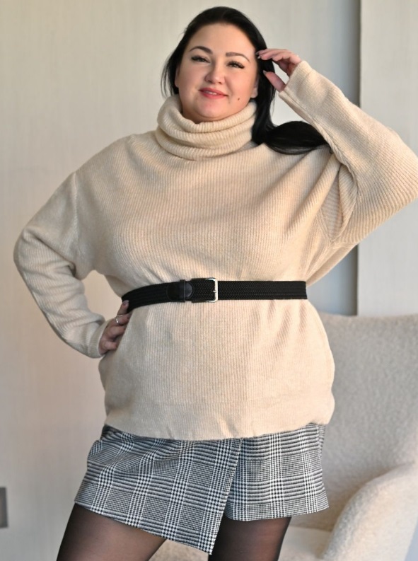 Полным женщинам свитер противопоказан — Svoboda plus size