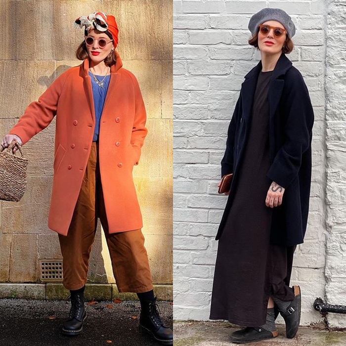 Стиль на весну и осень от англичанки 45 лет - минималистичсные пальто